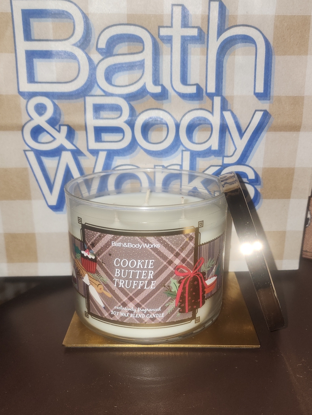 Cookie Butter Truffle Soy Candle Lg. 3-Wick New